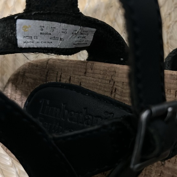 Timberland Earthkeepers Leather Strap Buckle closure Clog Sandals Size 9 - Picture 10 of 12